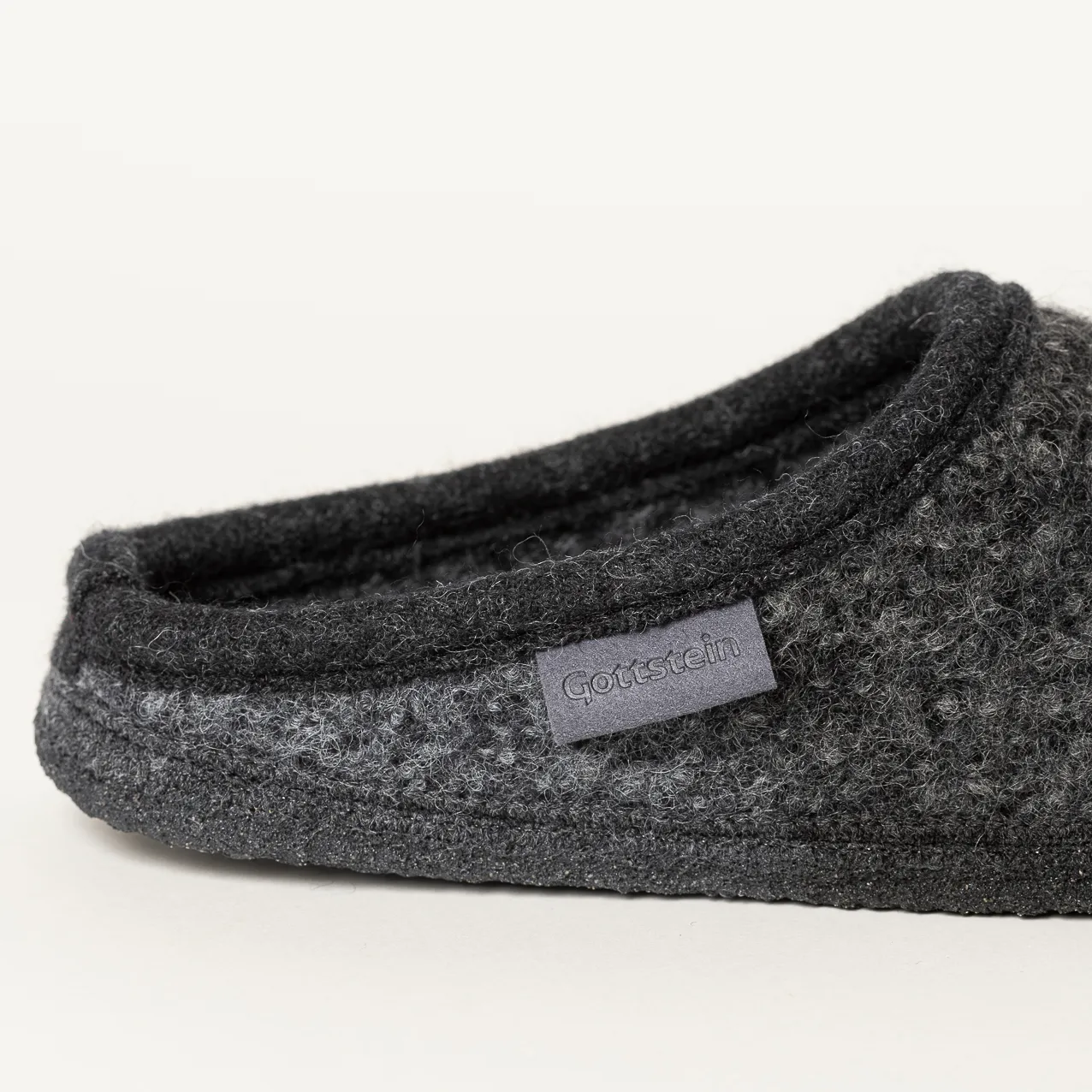 Wool Venture grau Hausschuhe