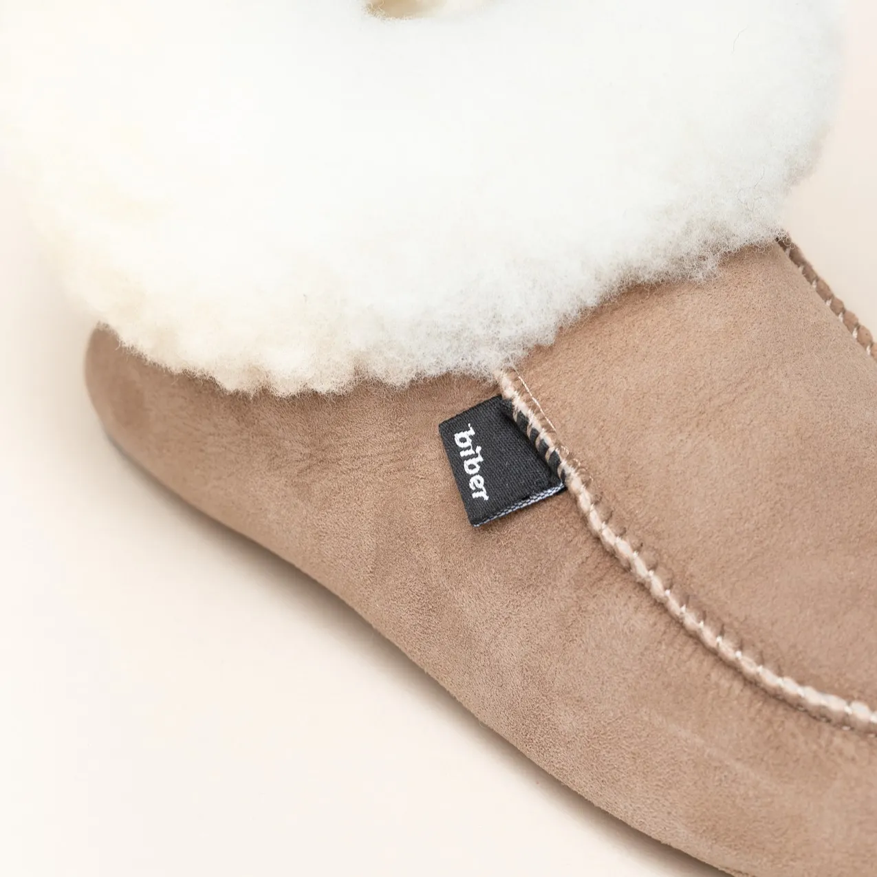 Lammfellhausschuh BK braun