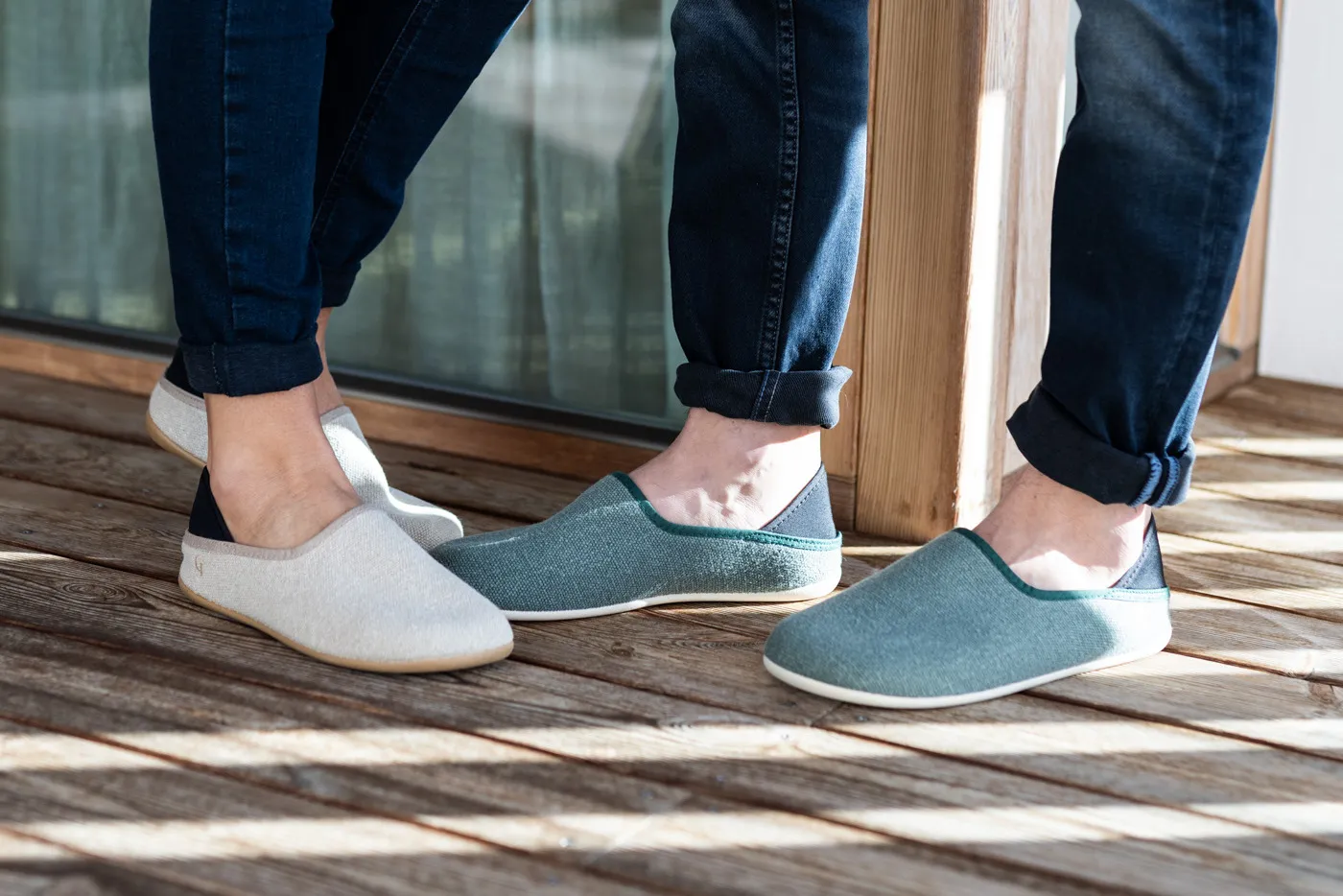 Sommerschuhe-Leinen