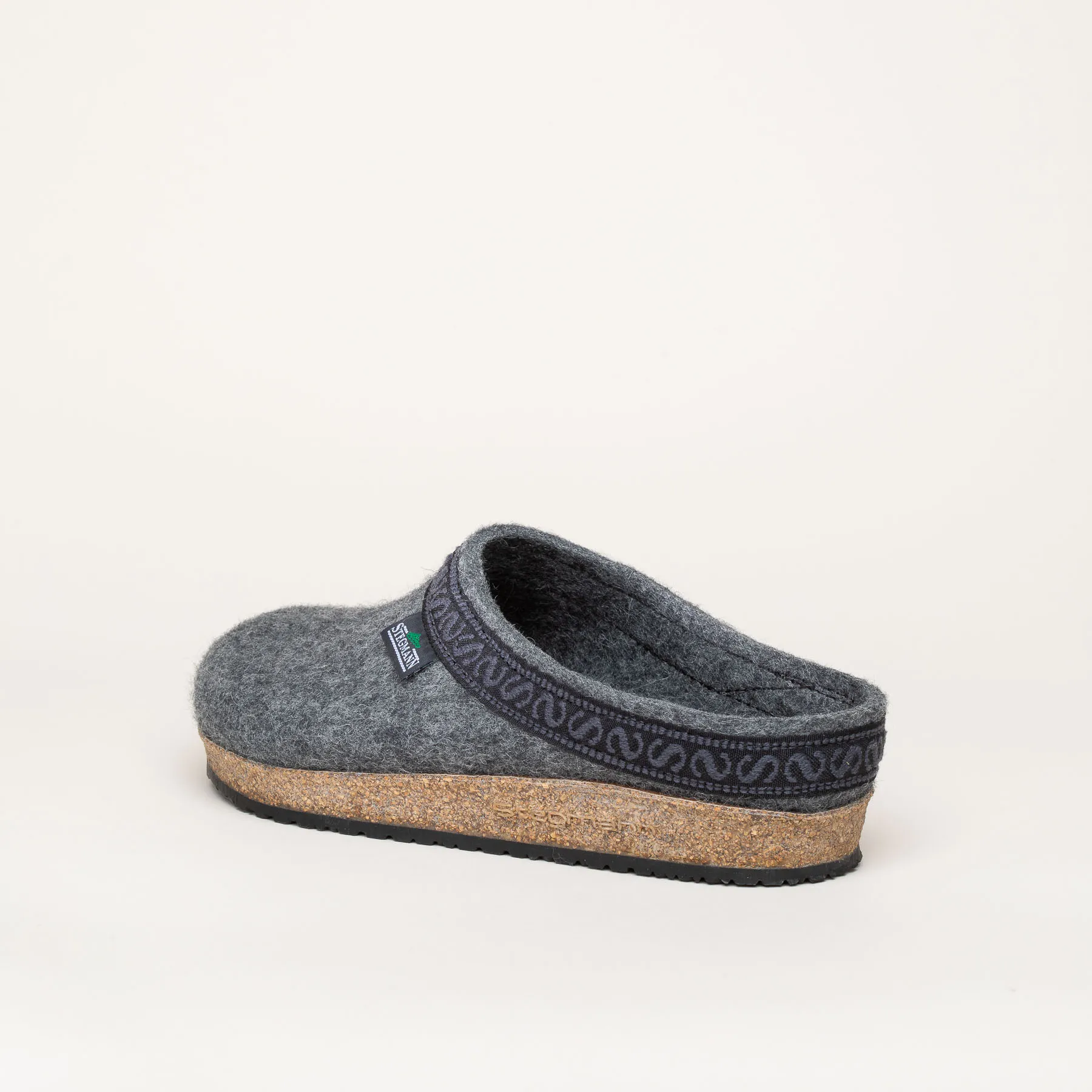 Filzclog Hausschuh 108 Stegmann grey