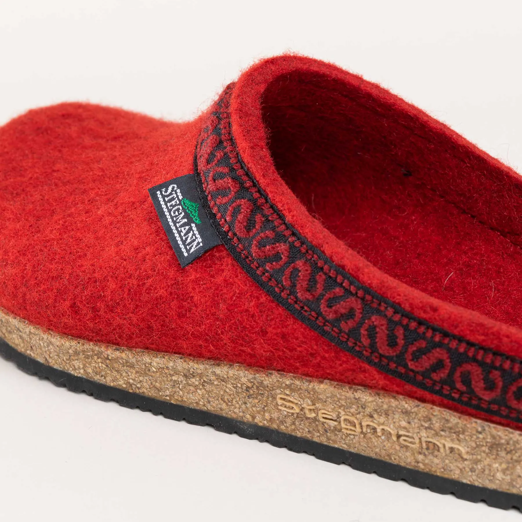 Filzclog Hausschuh 108 Stegmann darkcherry