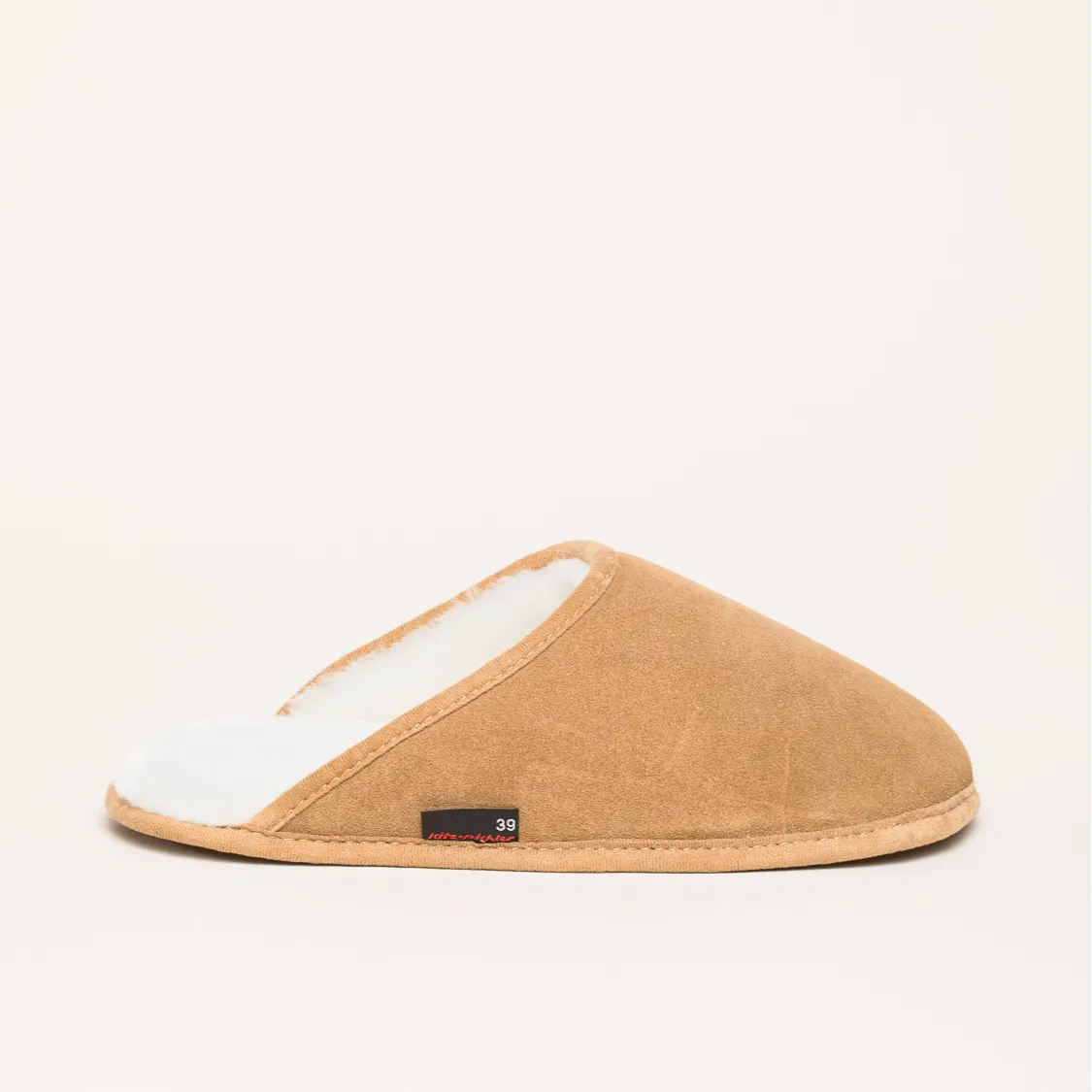 Kitz-Pichler Lammfell-Pantoffel T1 Damen Lammfell-Hausschuh | Farbe tabacco | Pantoffel in Größe 44