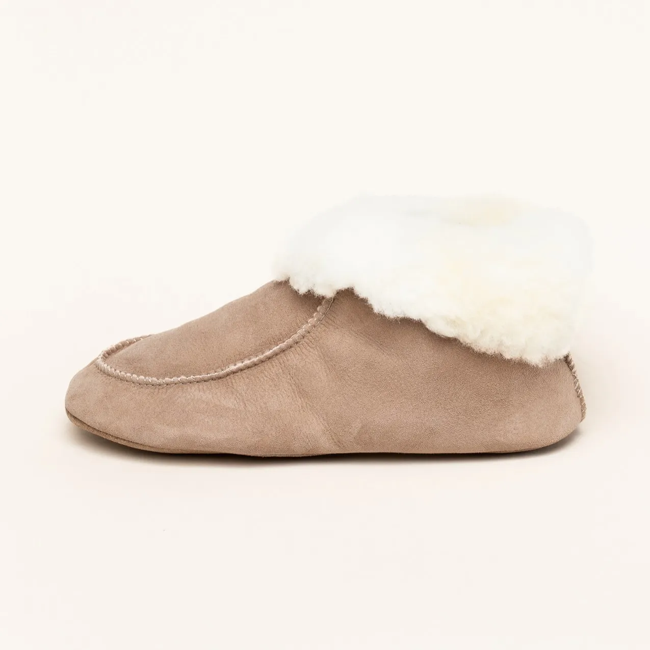 Lammfellhausschuh BK braun
