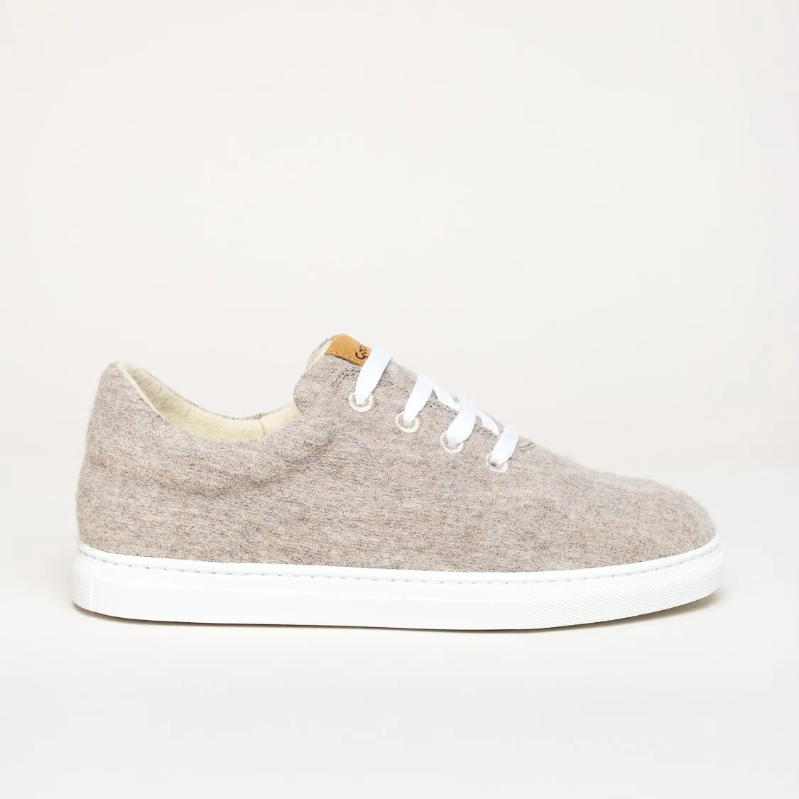 Gottstein 101 Wool Walker | Damen Woll-Sneaker | Farbe beige | Sneaker in Größe 42