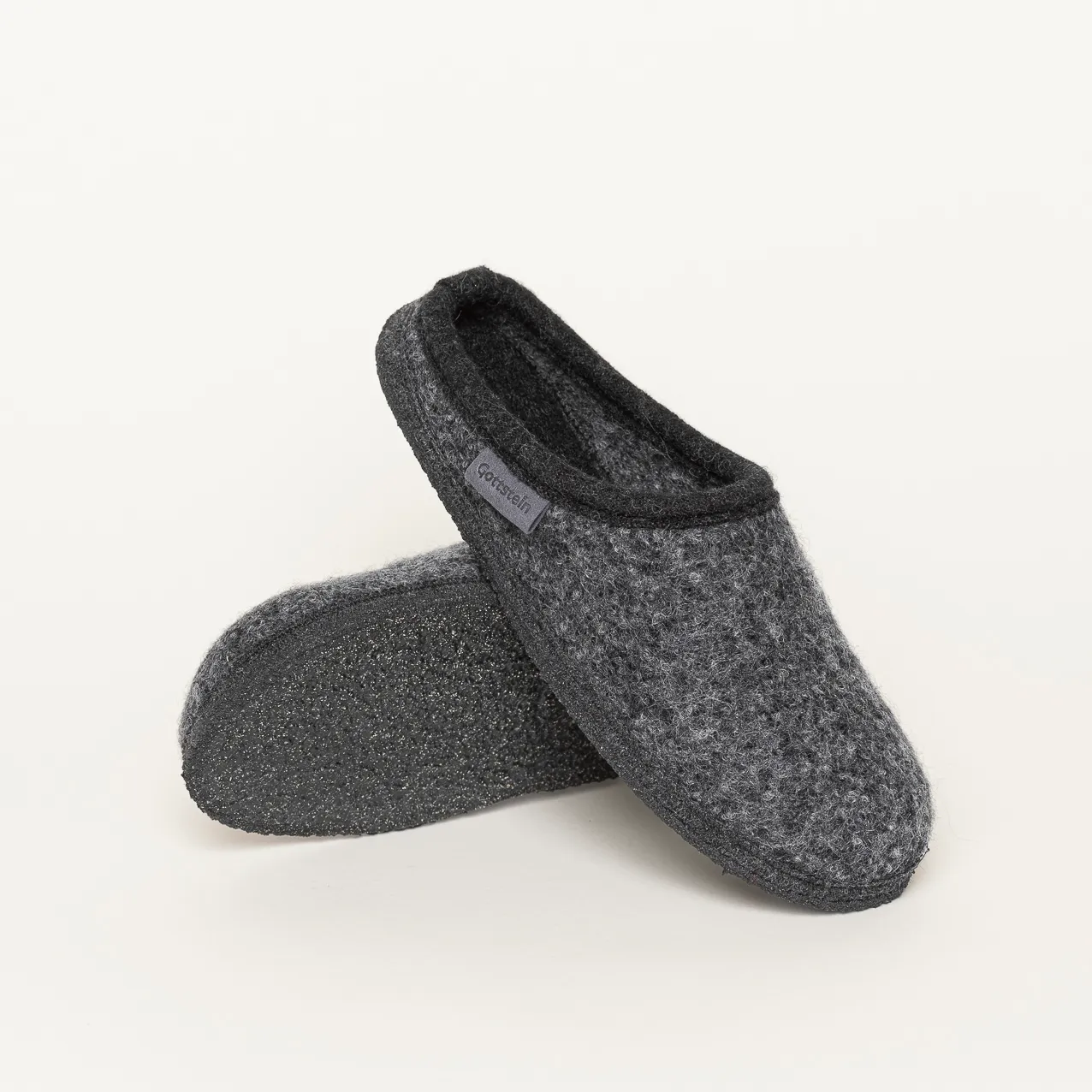 Wool Venture grau Hausschuhe