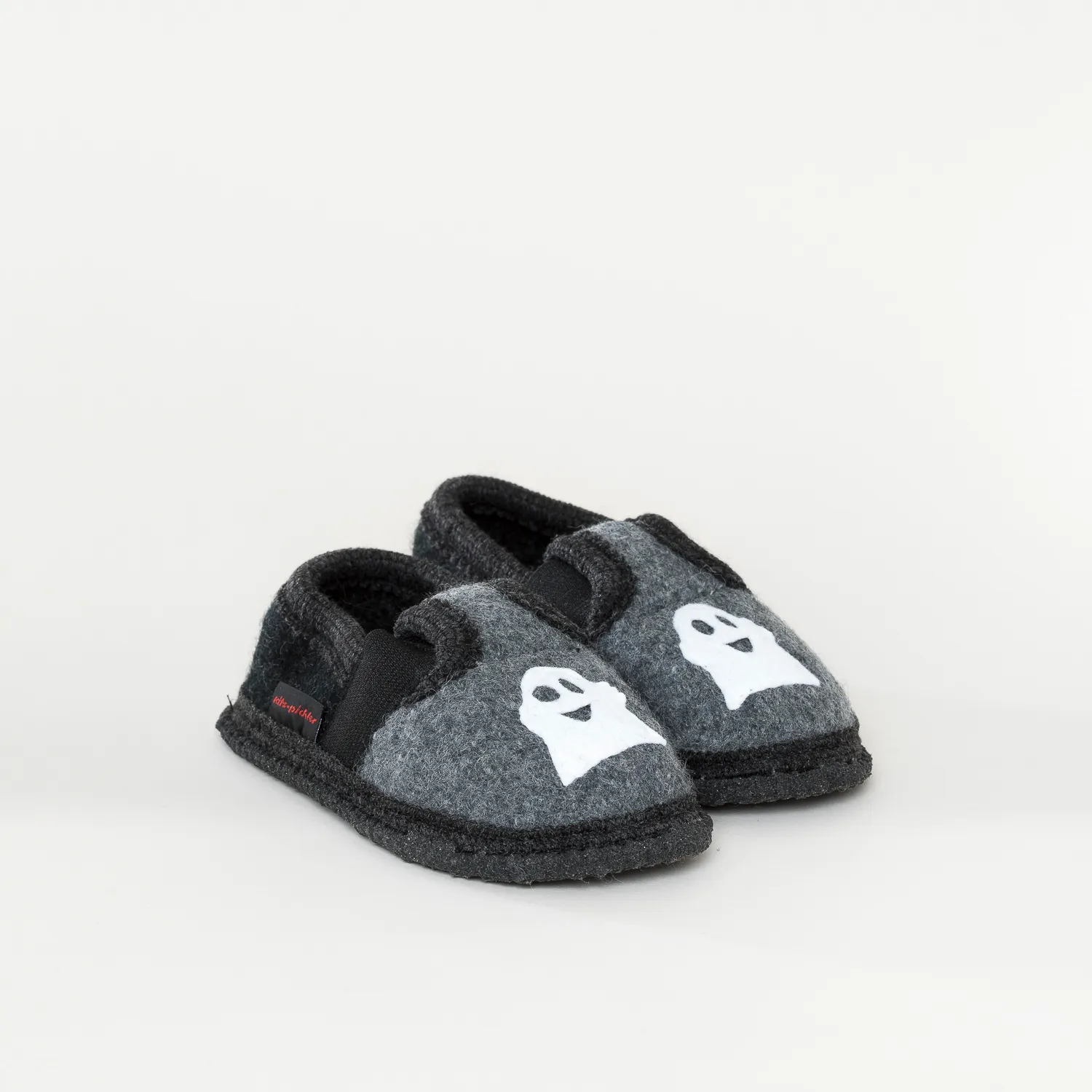Kitz-Pichler Bobby Geist | Kinder Filz-Hausschuh | Farbe grey | Kinder-Hausschuh in Größe 28