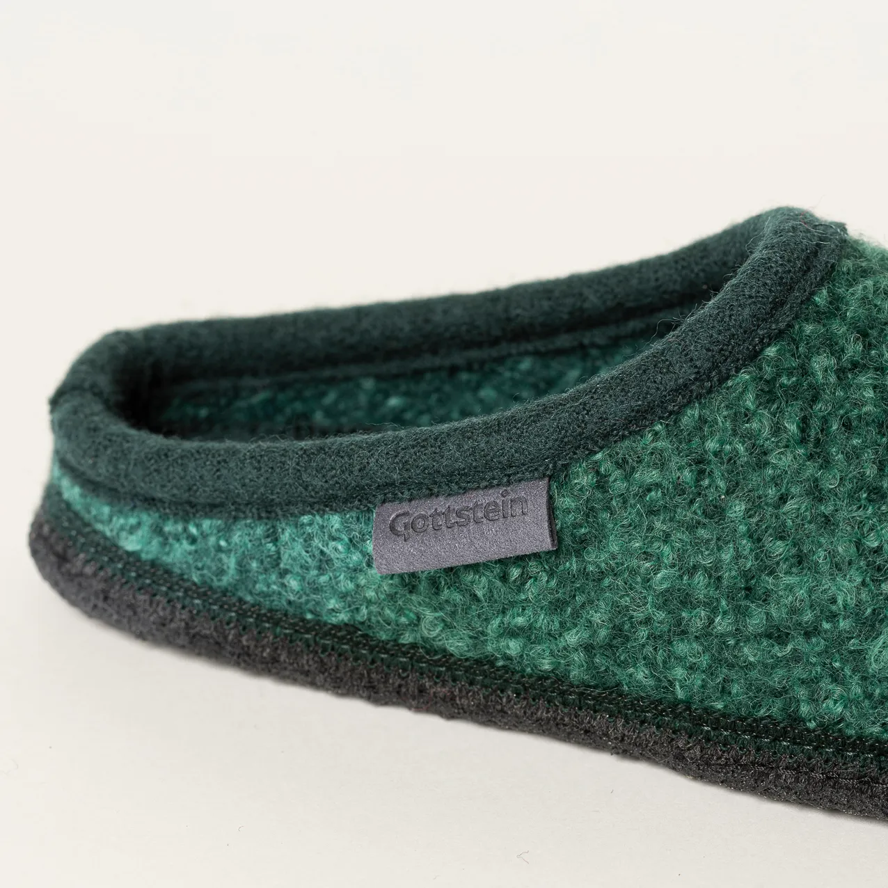 Wool Venture grün Hausschuhe