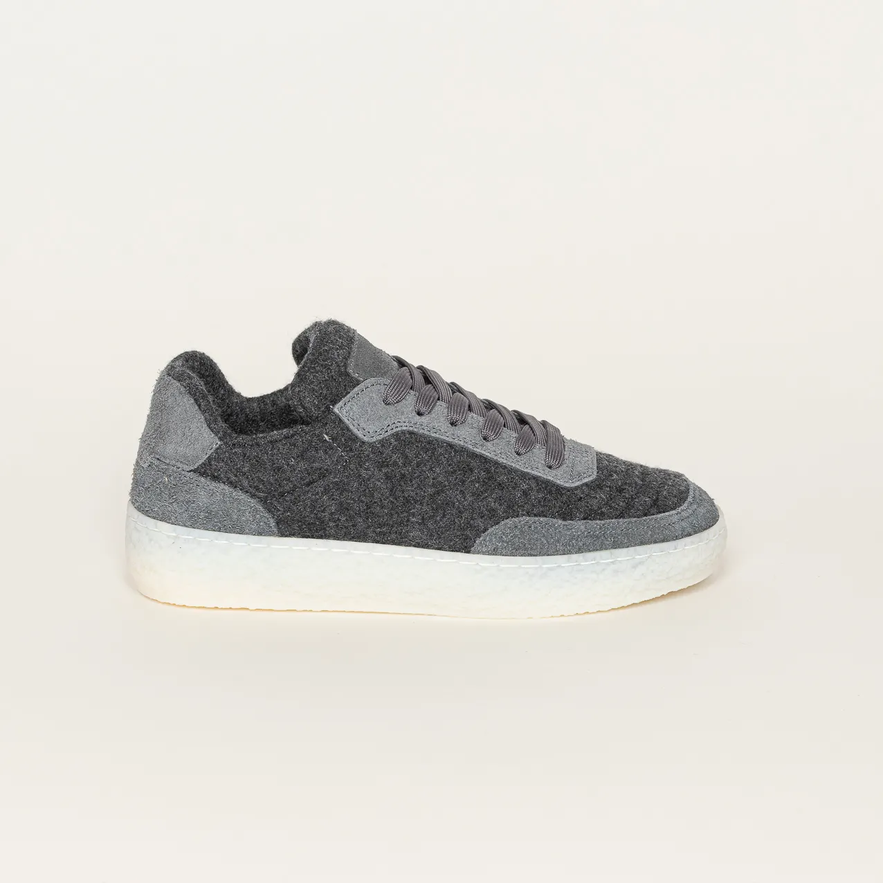 Woll-Sneaker Blaze für Damen & Herren in 4 tollen Farben | Reine Schurwolle | Farbe Dunkelgrau Größe 38