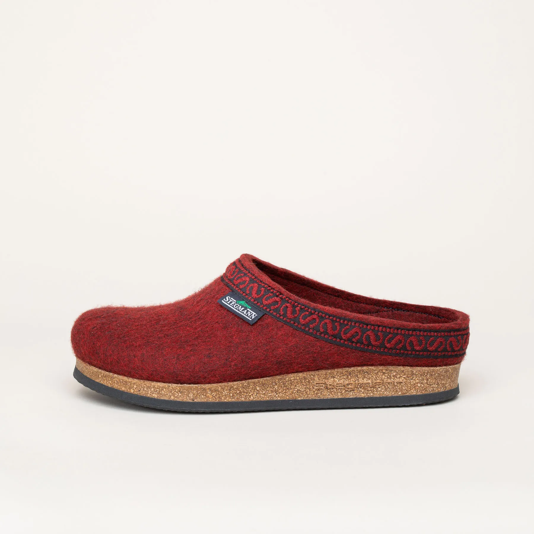 Stegmann 108 Stegmann | Damen Filzclog | Farbe firebrick | Clogs in Größe 42