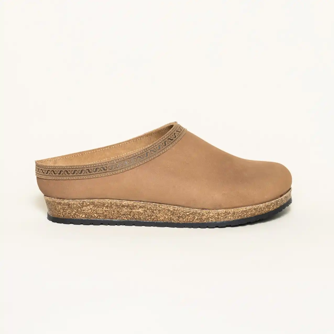 Gottstein Lederclog Clog Leder | Damen & Herren Hausschuh | Hausschuh Farbe schwarz Größe 44