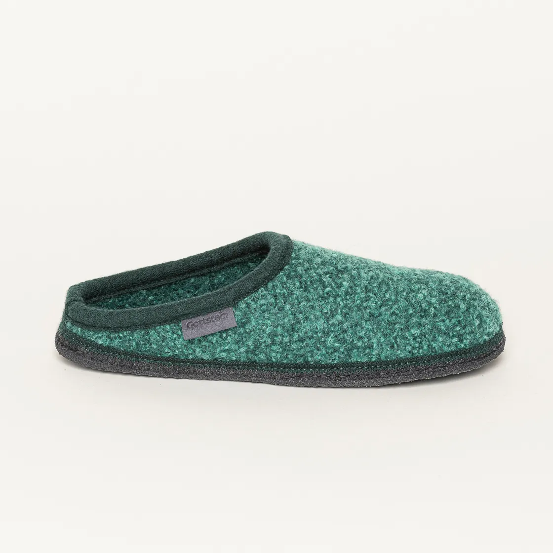Wool Venture grün Hausschuhe