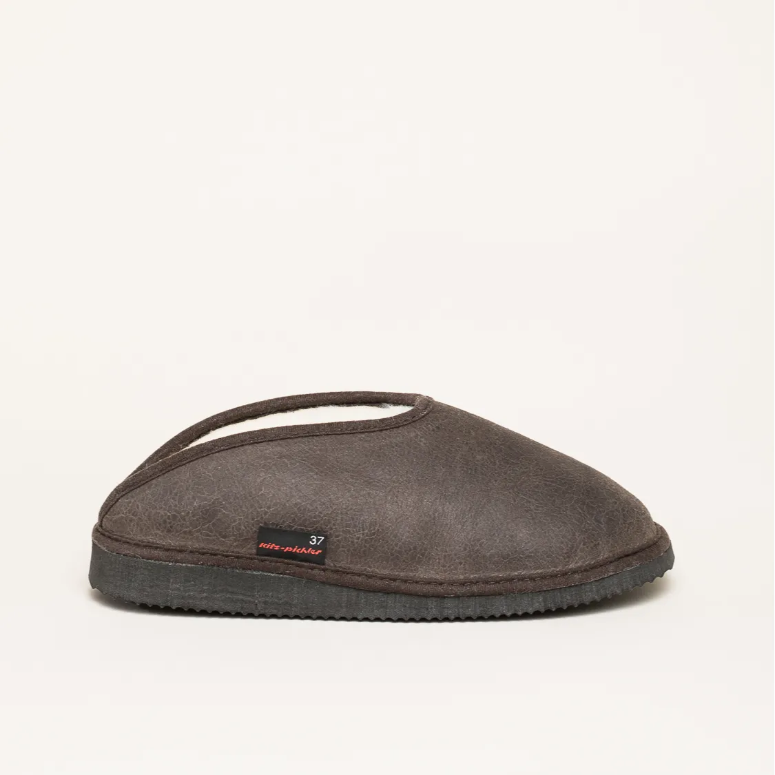 Kitz-Pichler Fatima | Damen & Herren Lammfell Hausschuh | Farbe vintage california | Pantoffel in Größe 40