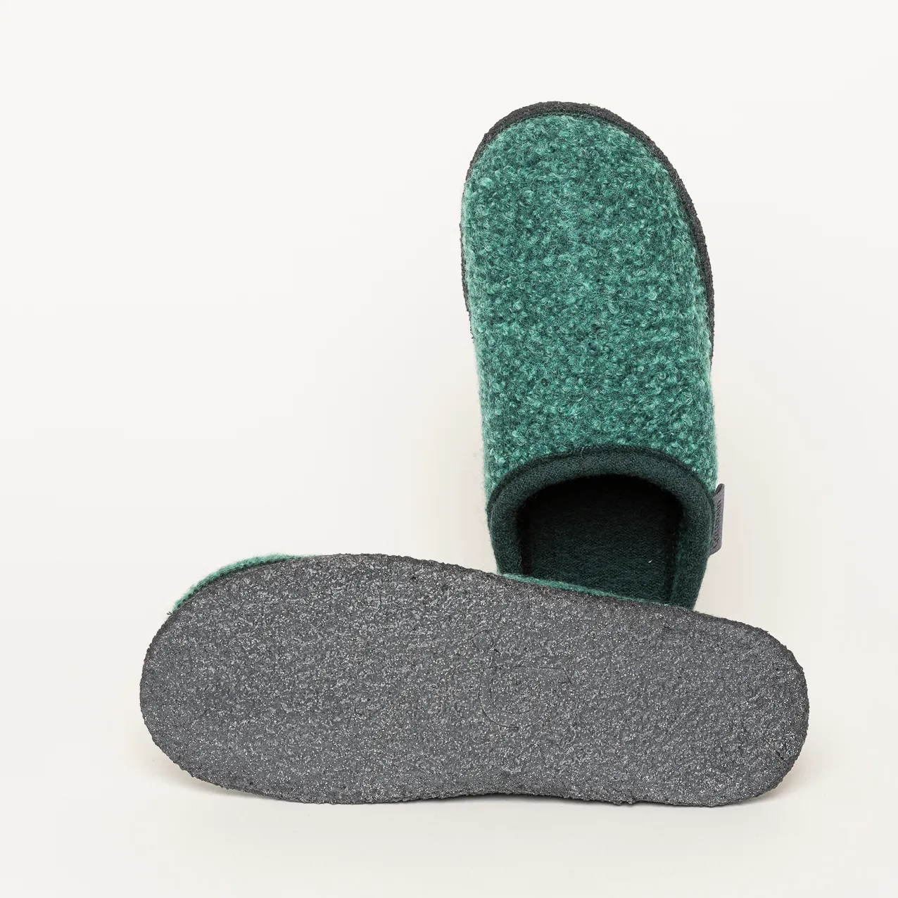 Wool Venture grün Hausschuhe