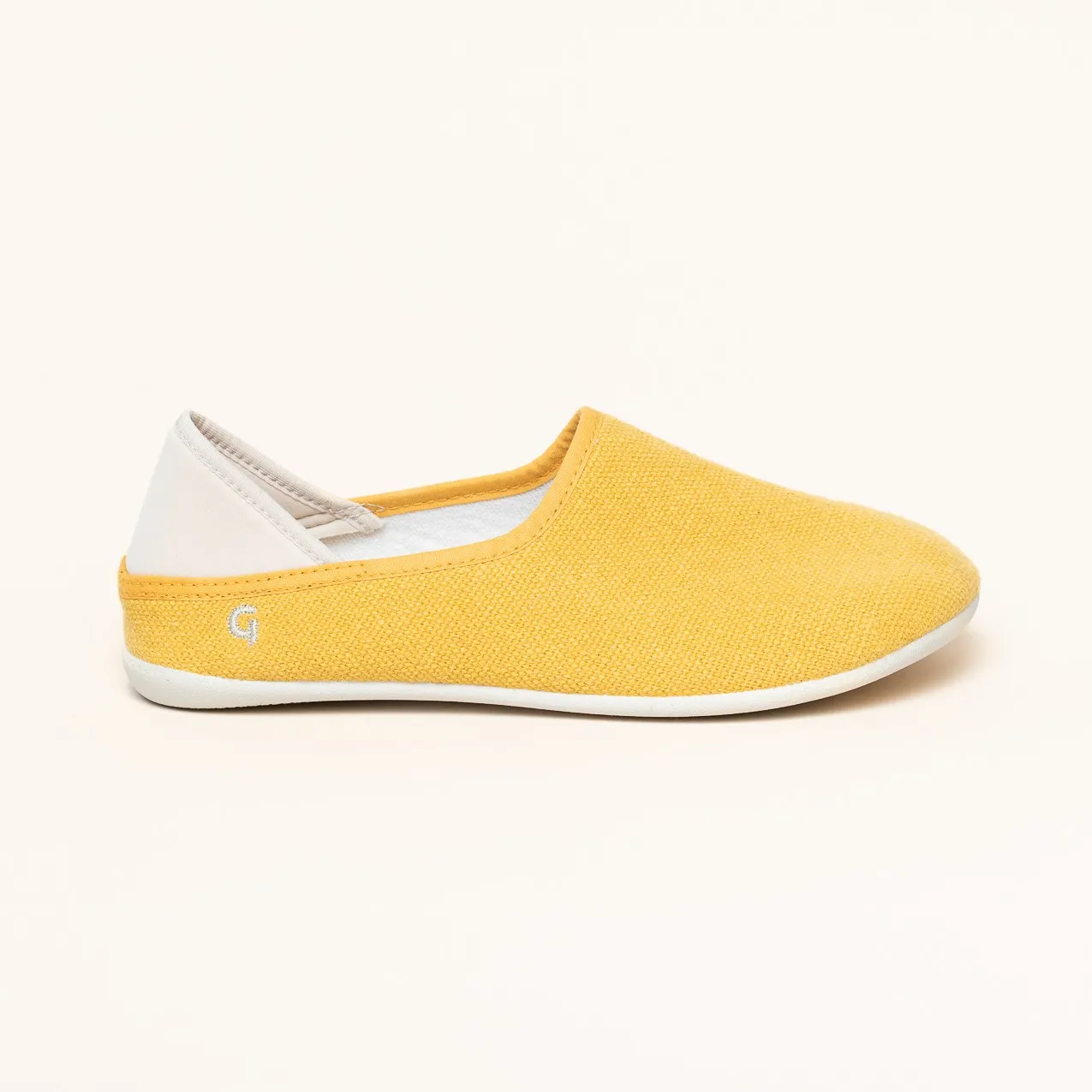 Gottstein Linen Slip-on für Damen & Herren Hausschuh mit Gummisohle | Farbe Lux Größe 38