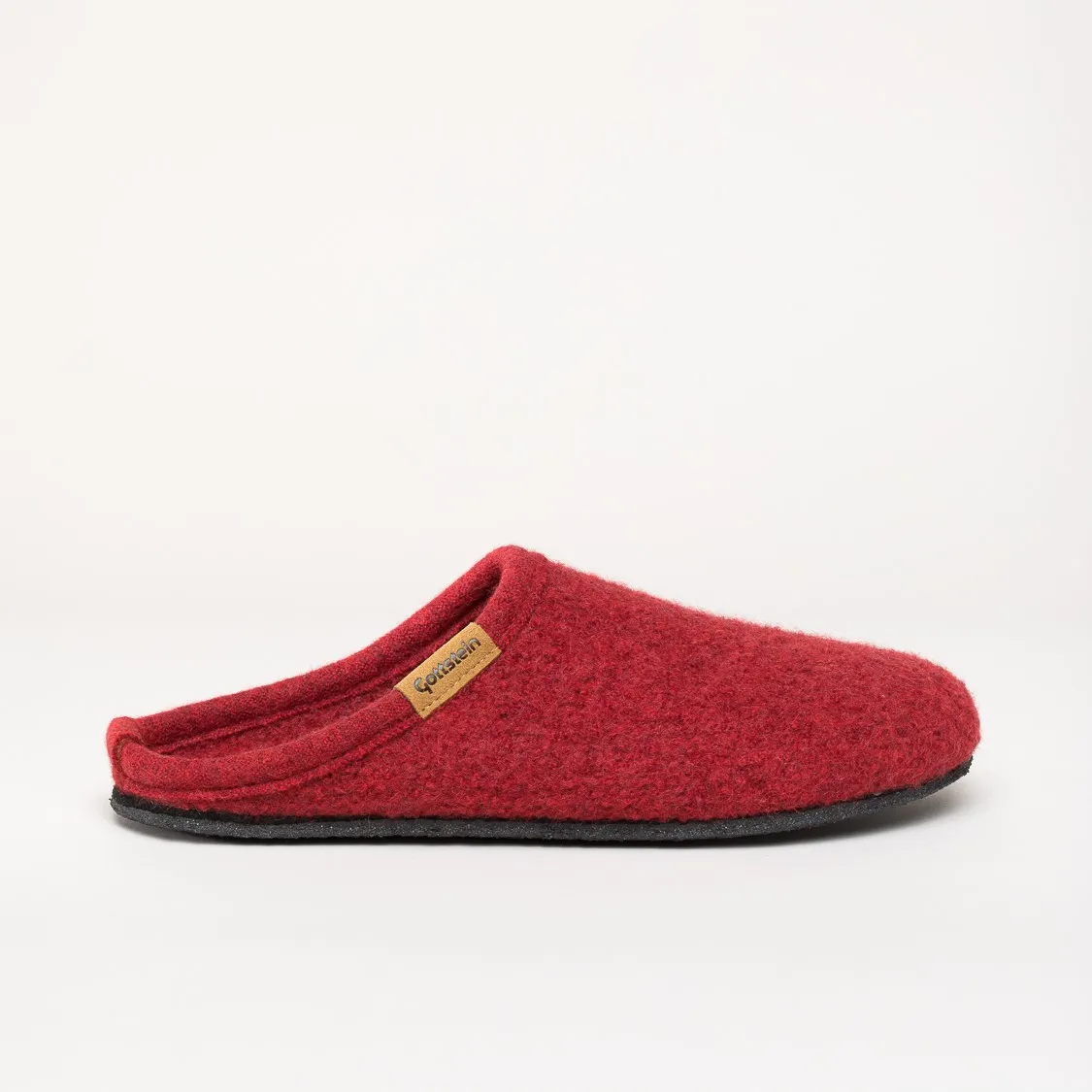 Gottstein Alpine Light | Damen Filz-Hausschuh | Farbe red | Pantoffel in Größe 46