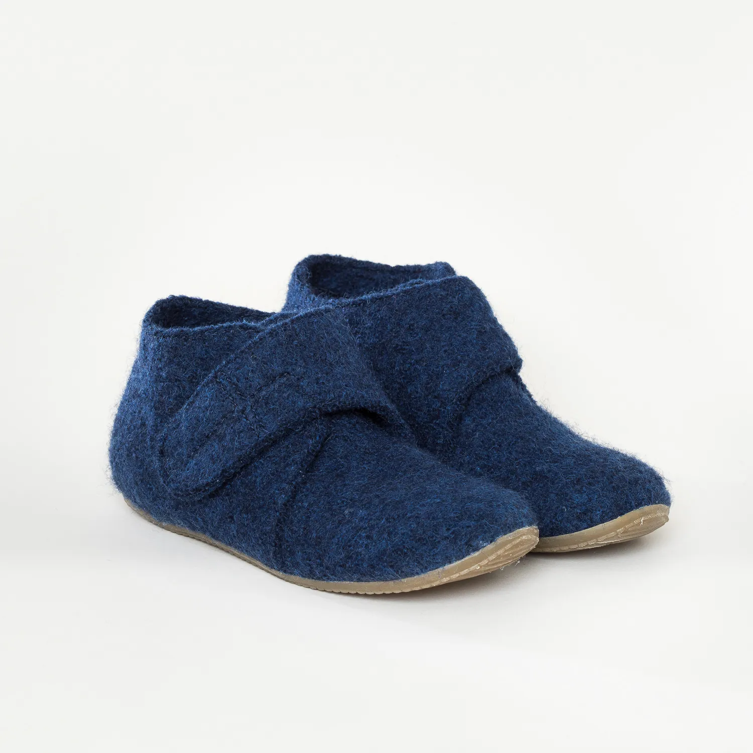 Kitz-Pichler Juno Kinderhausschuh | Kinder Hausschuh | Farbe Ink Blue Mele | Pantoffel in Größe 20