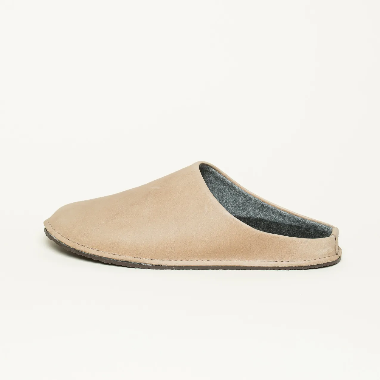 Leather Loafer Leder Hausschuh lama