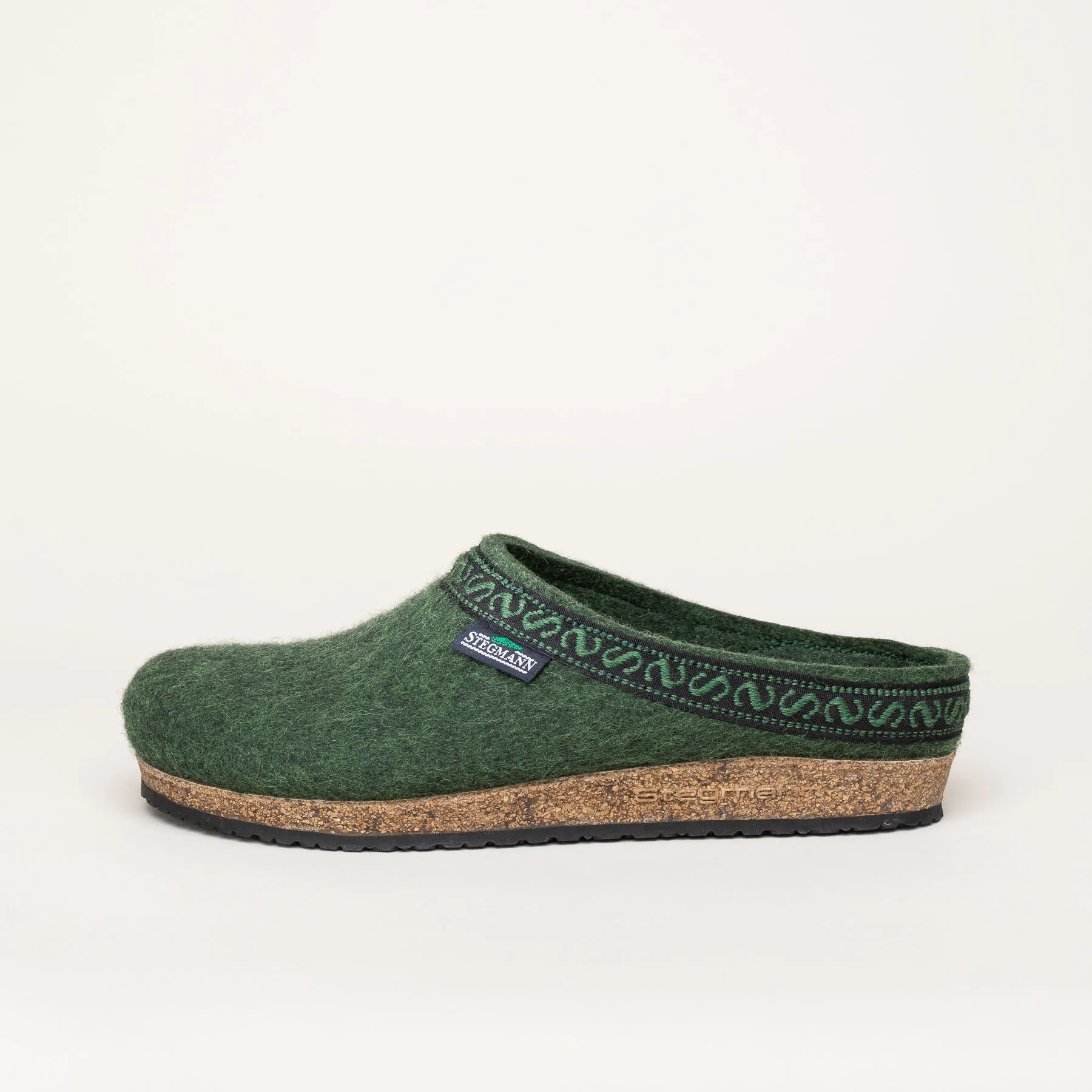 Stegmann 108 Stegmann | Damen Filzclog | Farbe green | Clogs in Größe 36